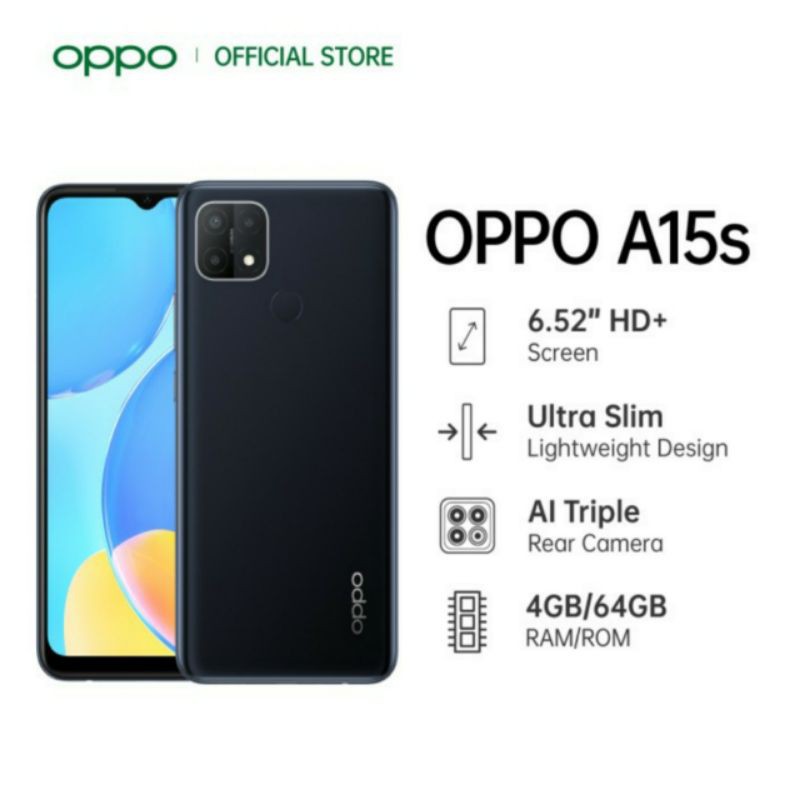 OPPO A15S RAM 4/64 GARANSI RESMI OPPO