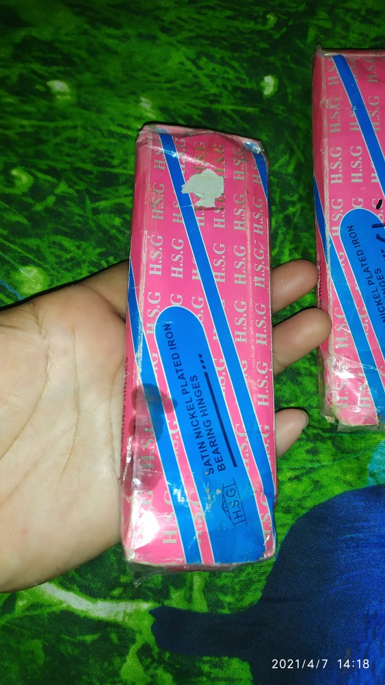 Engsel Pintu 4 Inch Silver Satin Grt