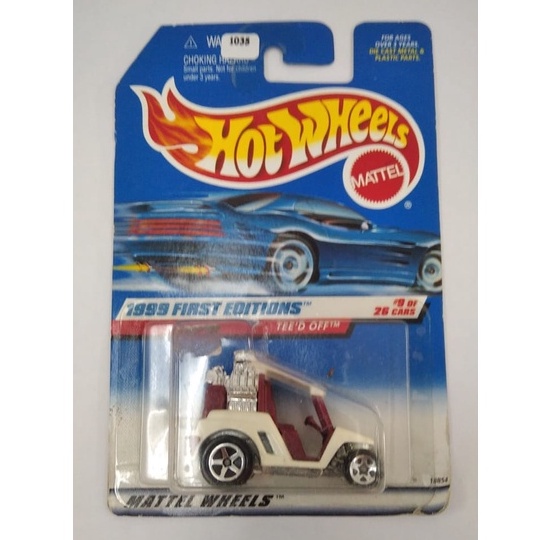 Diecast Hot Wheels TEE D OFF 1999 FIRST EDITIONS #8 of 26 Cars Old HW Hotwheels Mobil Mainan Anak