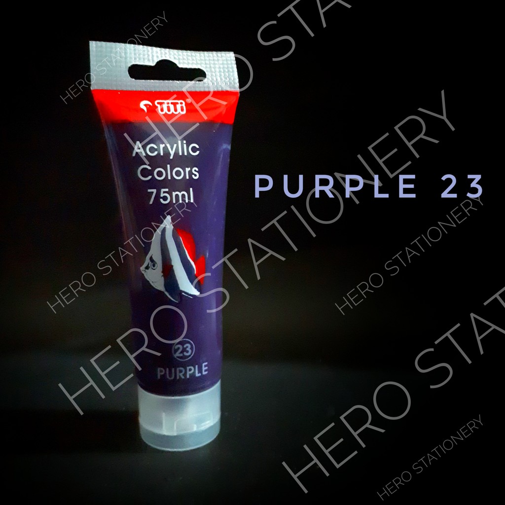 

Cat acrylic akrilik joyko titi tube 75 ml warna ungu purple 23