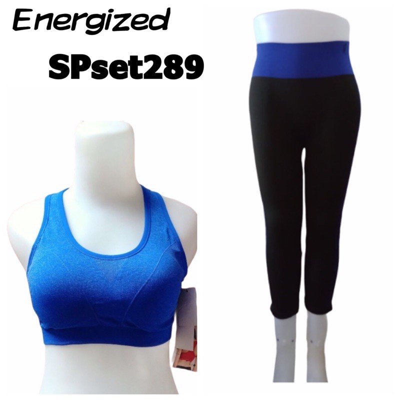 Setsport289 set sport bra + legging energized M