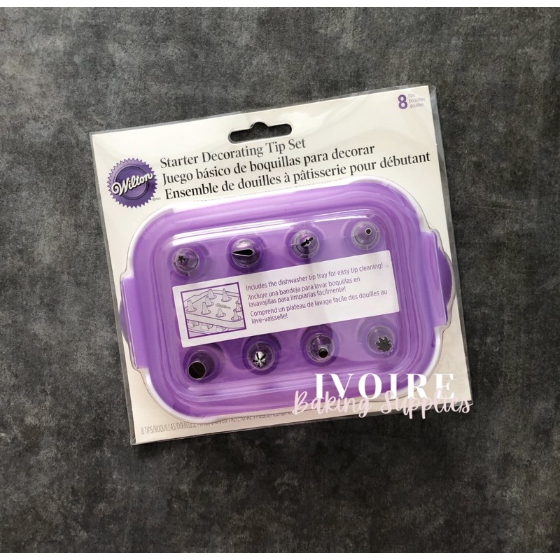 Wilton Starter Decorating Tip Set of 9 / Spuit Wilton Set