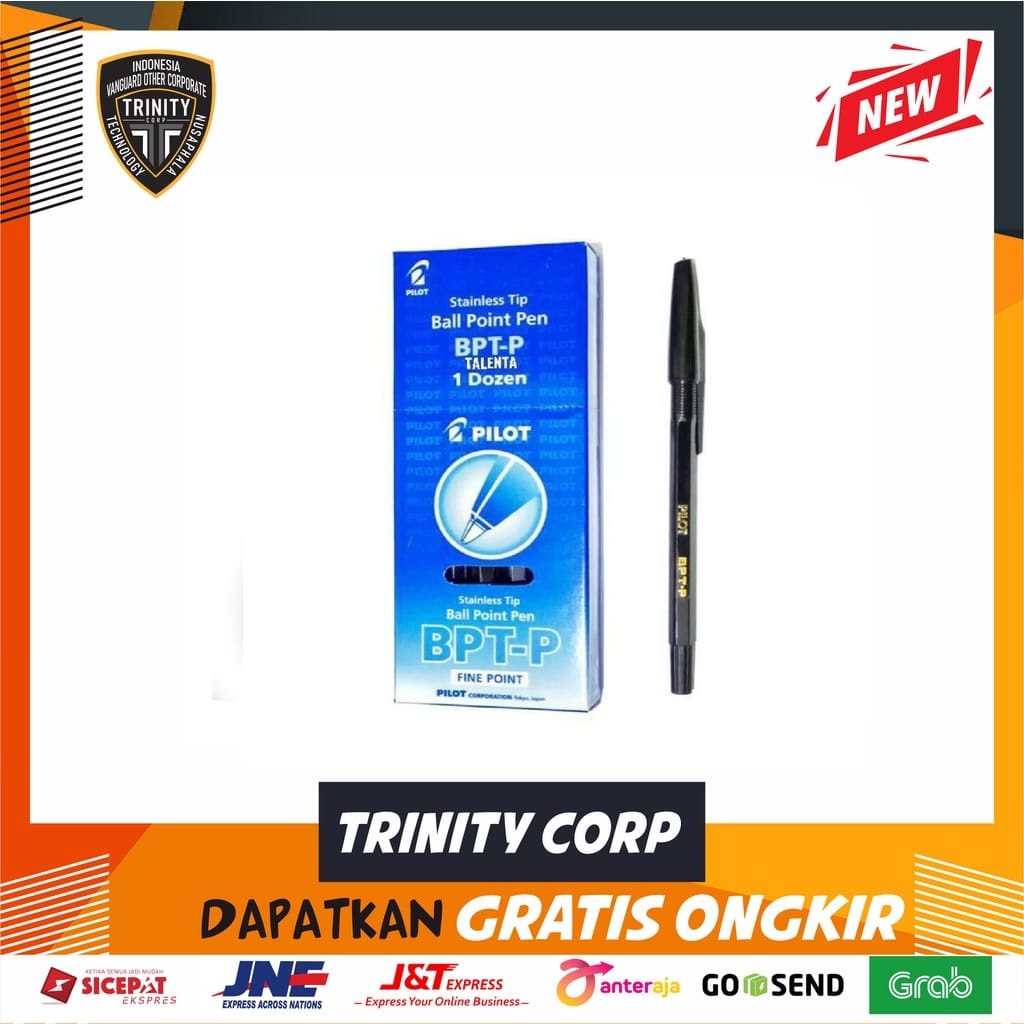 

PULPEN PILOT [ BPT-P/12 PCS ] / BALLPOINT PENA PEN [ 0.7 MM / 1 PAK ]