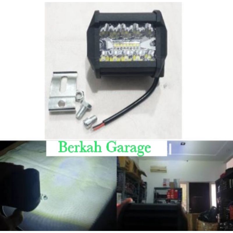 Lampu Tembak Sorot Cwl Cree Work Light 18 Mata Led Kotak Super Terang