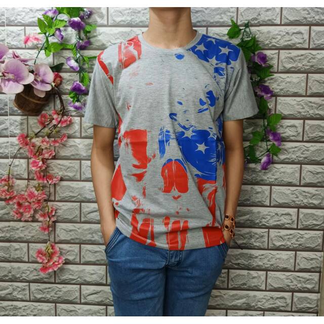 Tshirt kaos pria marcelo burlon.kaos printing murah