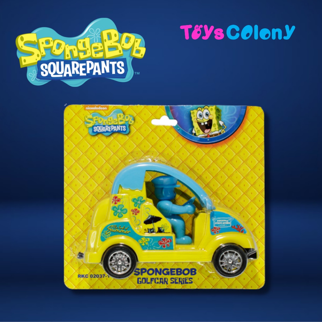 Mobil Golf Spongebob Pull String / MAINAN ANAK