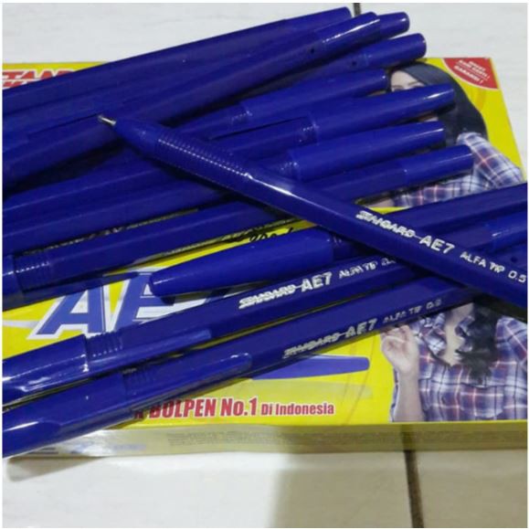 

Pulpen Standard Biru ( AE7 - 0.5mm )