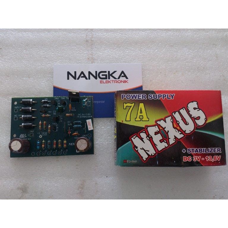 Kit / rangkaian Power supply Nexus 7A + stabilizer 3v - 13,8v
