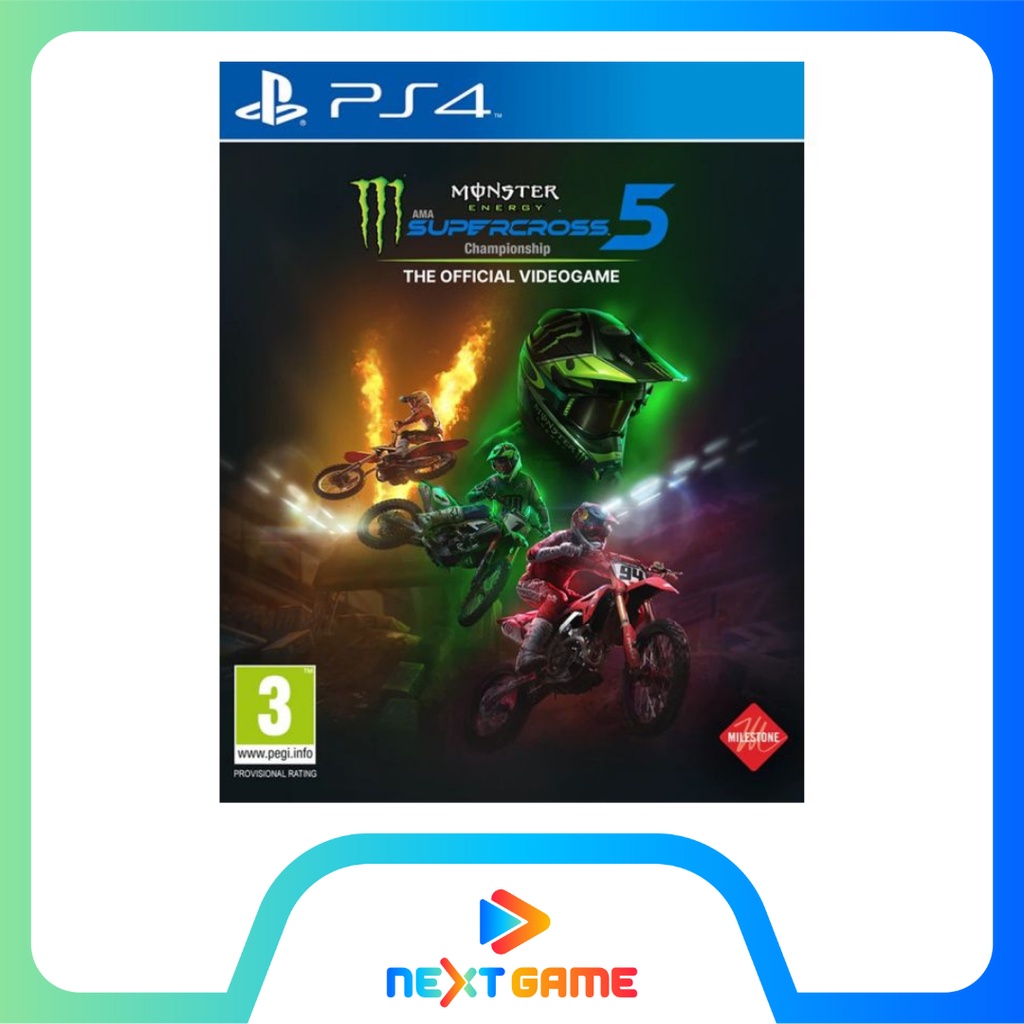 PS4 Monster Energy Supercross 5 The Official Video Game