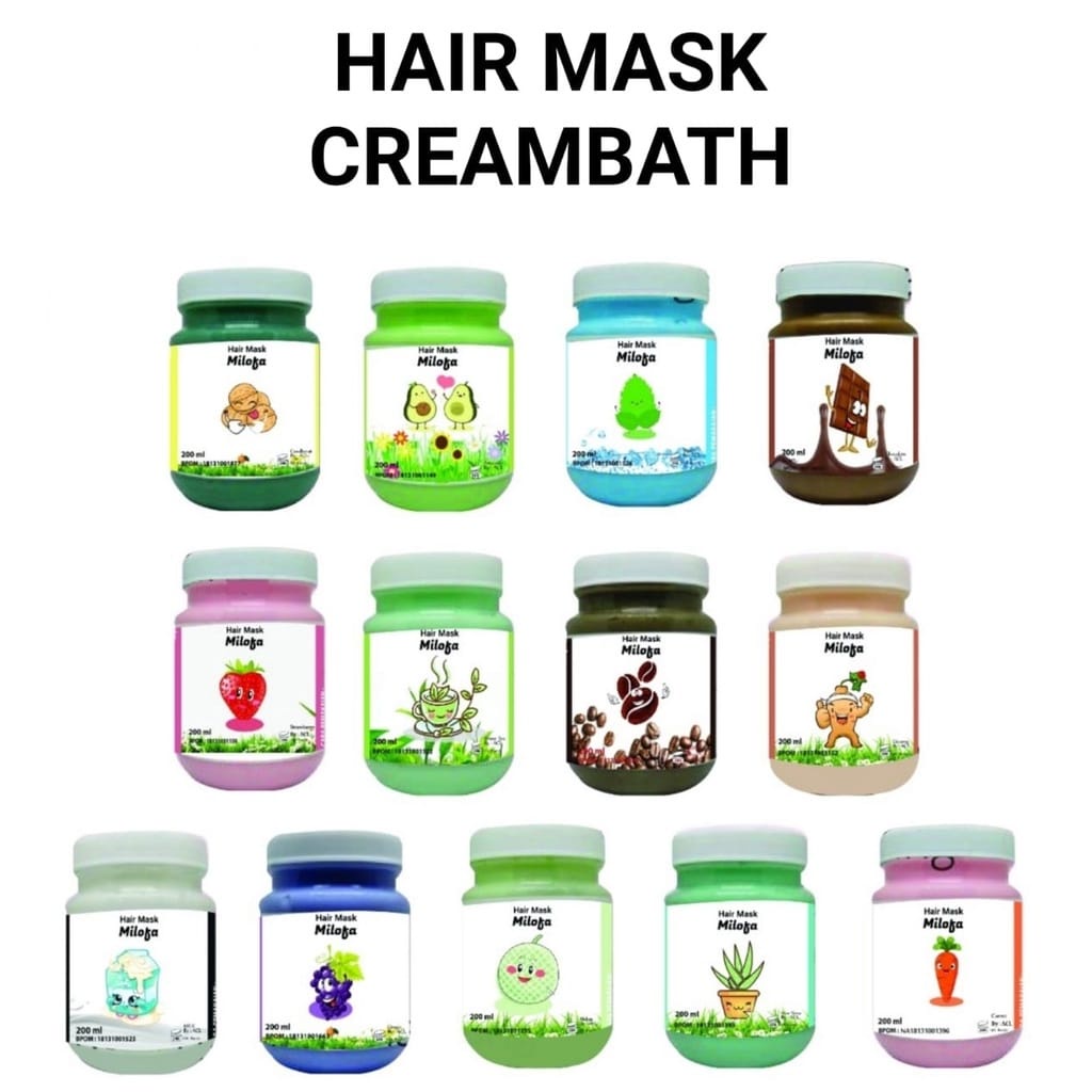 Ampuh Hair Mask Creambath Masker Perawatan Rambut Conditioner By ACL BPOM Hairmask Ala Salon 200ml Cream