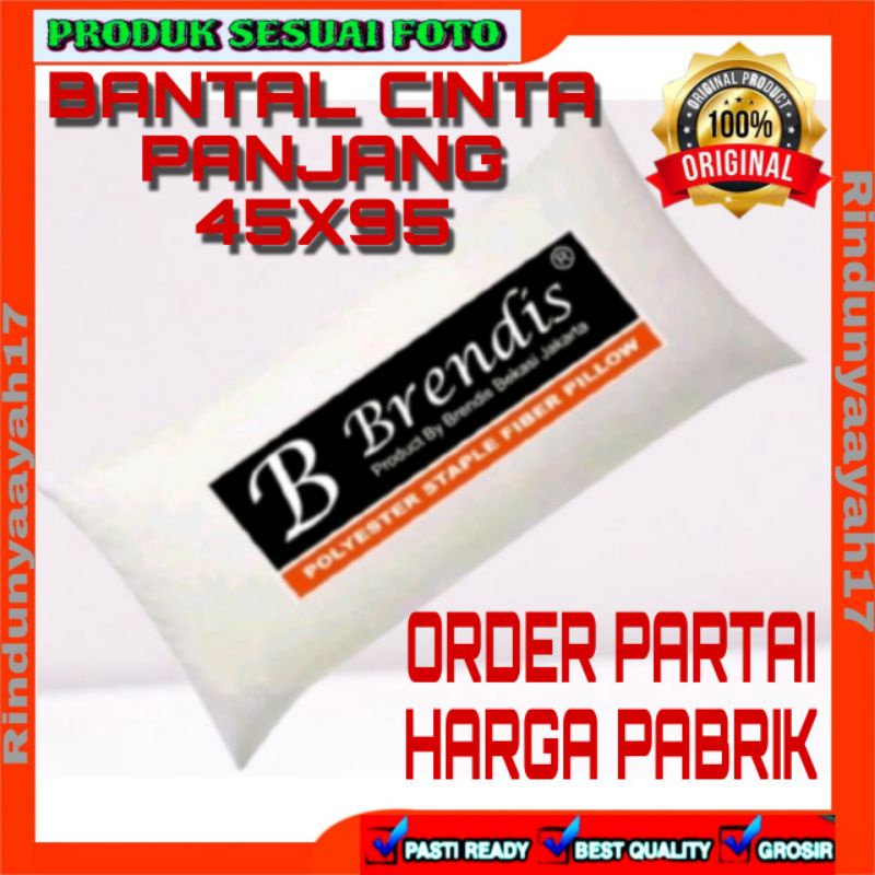 Bantal cinta SILICON BRENDIS Polos 1 pcs