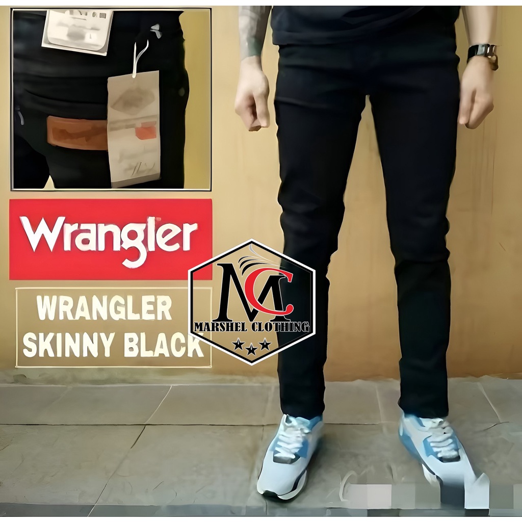 RCL - Celana Jeans Pensil Navy Skiny Wrangl3r - Celana Jeans Pria Wrangl3r Skinny (Slim Fit/Model Pensil) S.M.L.XL 27 s/d 34 / CELANA JEANS SLIM FIT WREANGLER / MODEL PENSIL