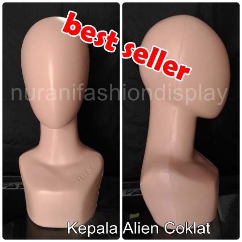 Patung Kepala Alien Manekin Kepala Alien Manekin Wanita Alien Patung Wanita Alien Kepala Alien