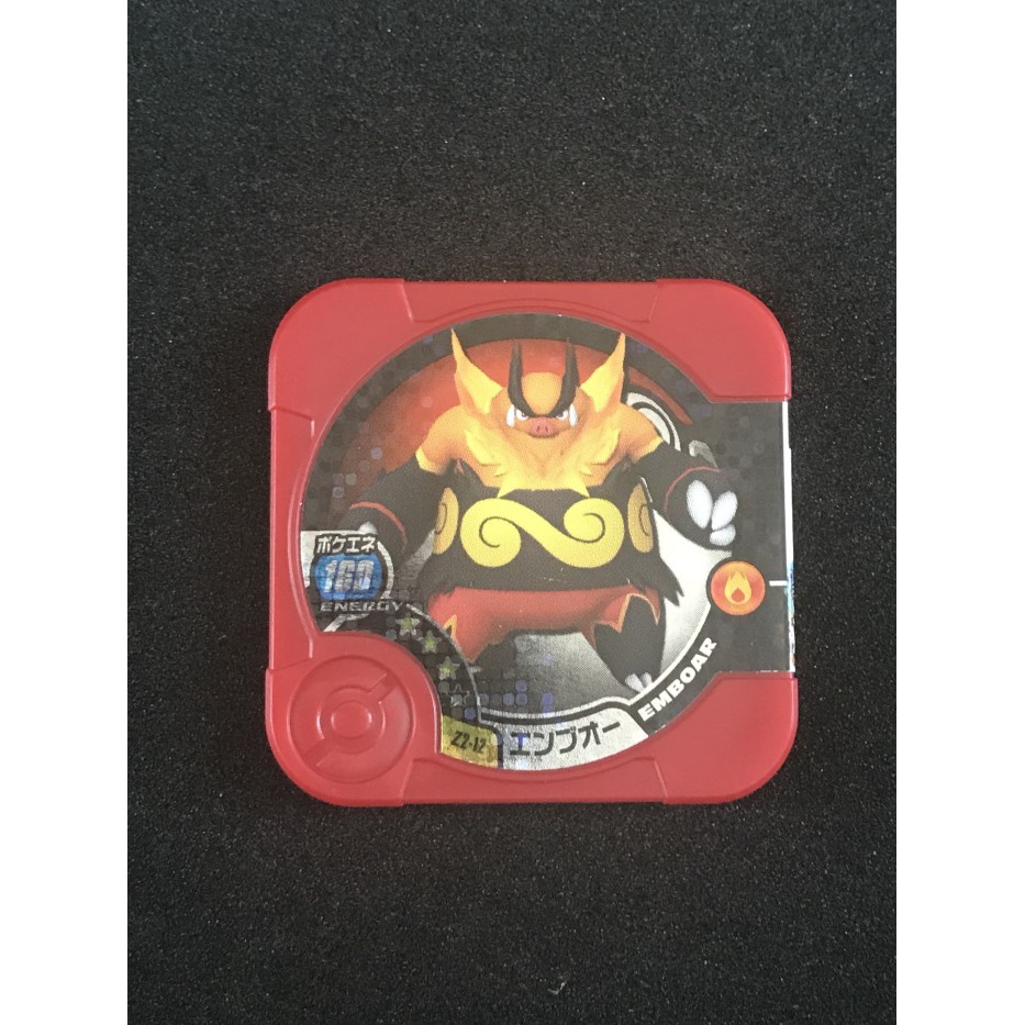 Pokemon Tretta Rare Bintang 3 Emboar 100% original