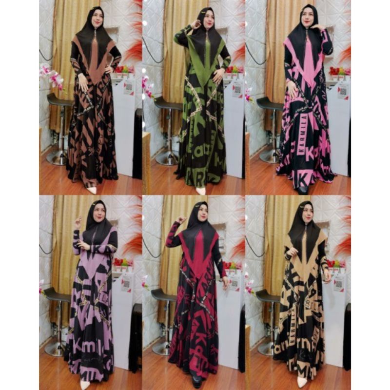 KARMILA SYARI BY QISYA JAYA ORIGINAL/SET SYARI CANTIK DAN ELEGANT