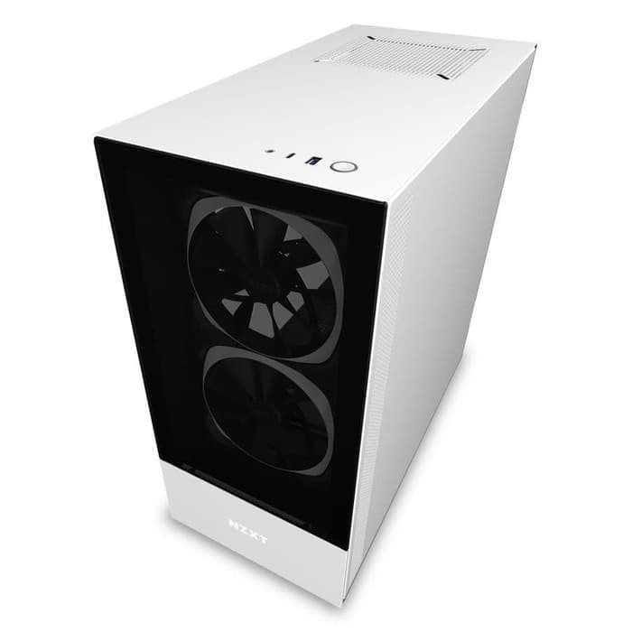 NZXT H510 Elite With Type-C Port Casing PC - Matte White