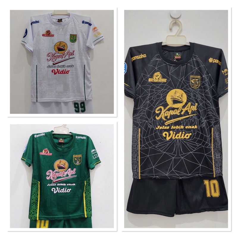 SETELAN JERSEY ANAK PERSEBAYA HOME KIDS BONCIL BONEK CILIK BEST SELLER