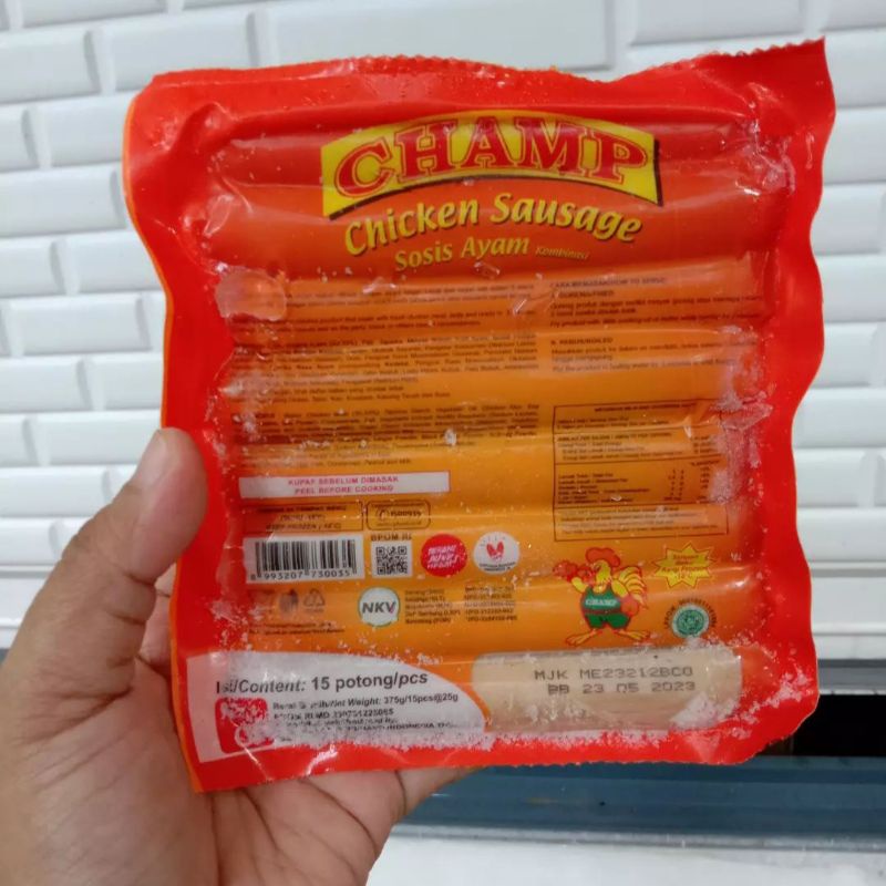 

SOSIS AYAM CHAMP ISI 15PCS