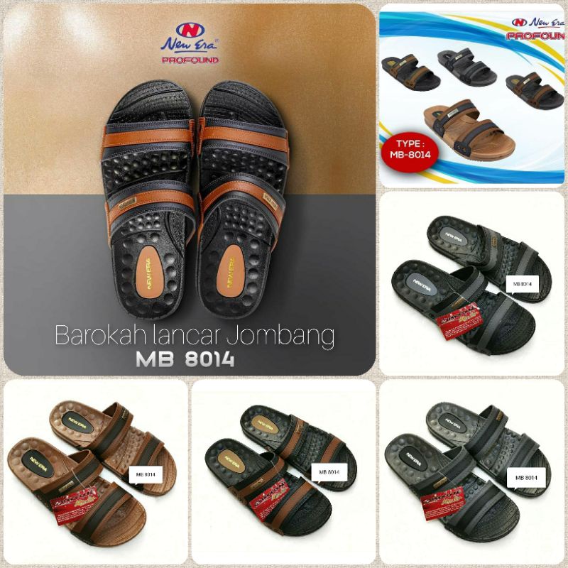 SANDAL KARET SLOP NEW ERA MB 8014 39-43