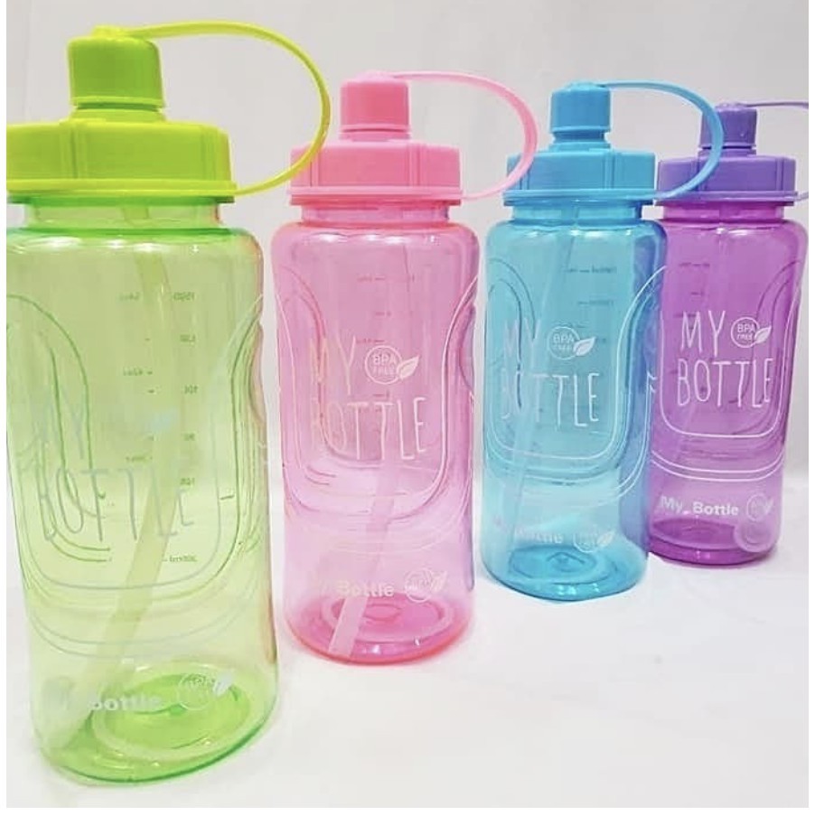 (MAINANKYU) [2000ML] Botol Jumbo / Botol Minum Unik Ukuran Besar 2000 ML 2L H-205