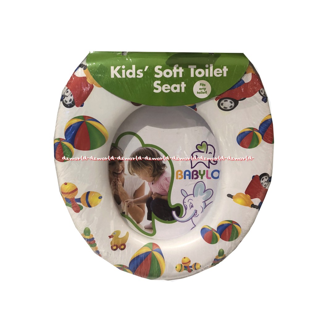 Babylo Kid's Soft Toilet Seat Tempat Duduk Tambahan Untuk Anak Alas Duduk Toilet Anak Toilet Duduk