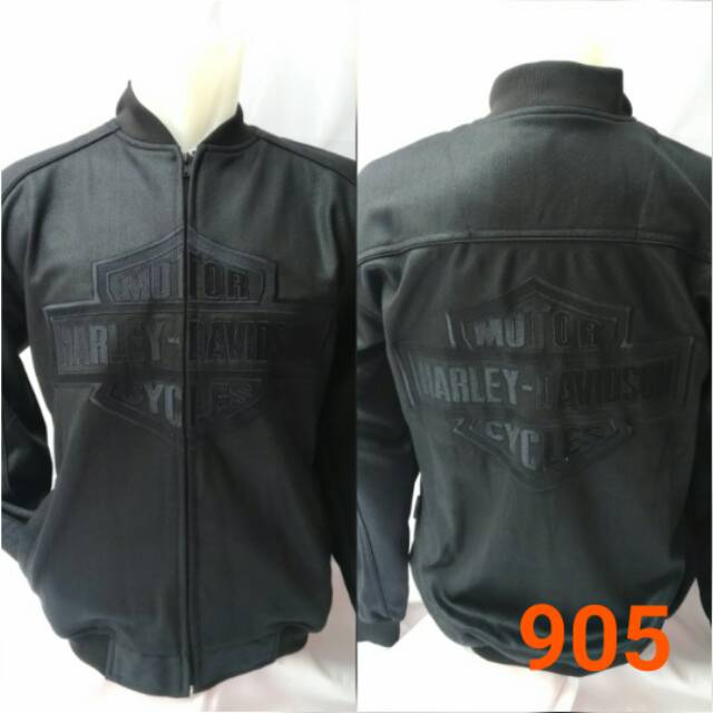 Jaket Harley Davidson - Bar and Shield - Sweater - Flece - Zipper - Jaket Harian - Bikers Moge HDCI