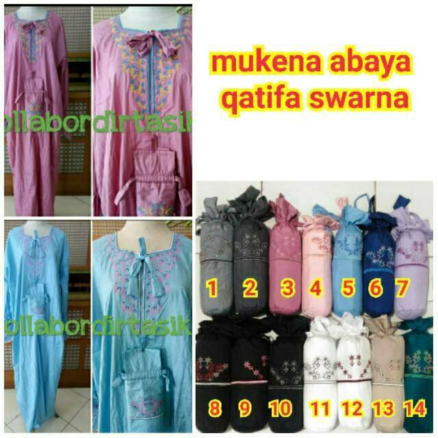 Qatifa - abaya swarna. Mukena safar