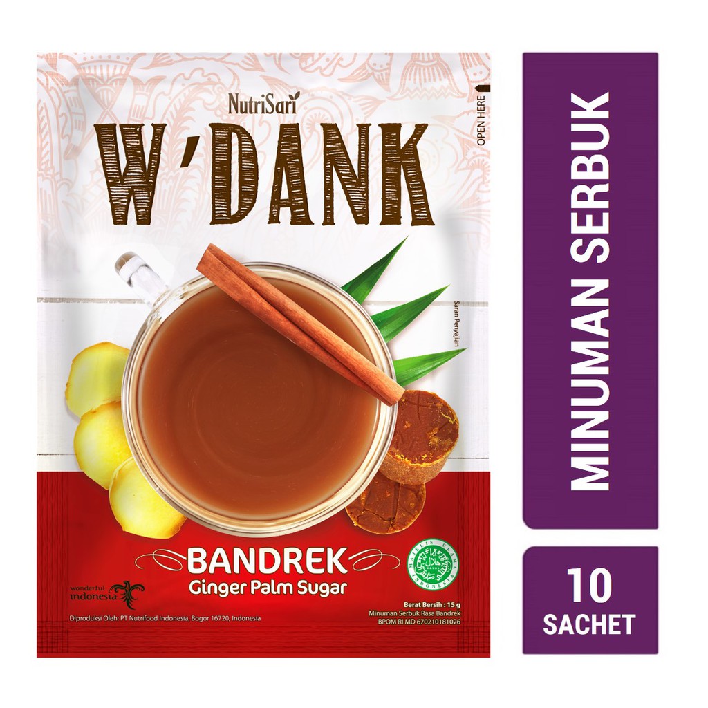 

Nutrisari Wedang Bandrek 10 x 15 g