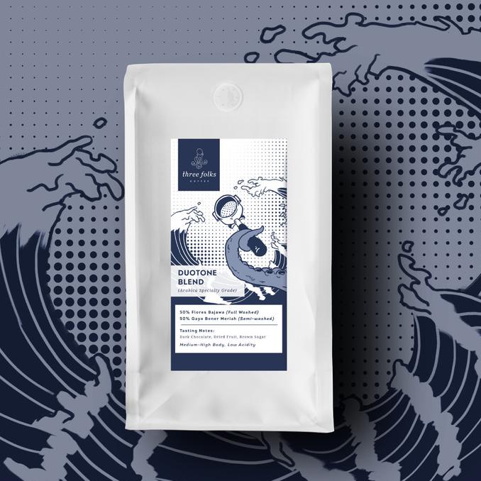 

Kopi Arabika Espresso Duotone Blend Three Folks 1 kg