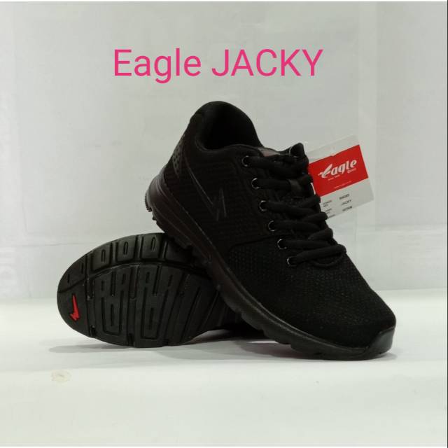Sepatu hitam Eagle JACKY