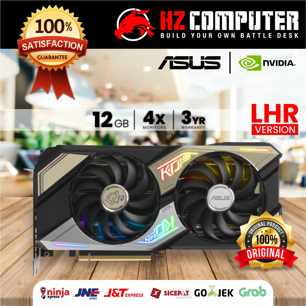 ASUS KO RTX 3060 OC Edition 12GB | GDDR6 | 192-Bit | NVIDIA | GeForce