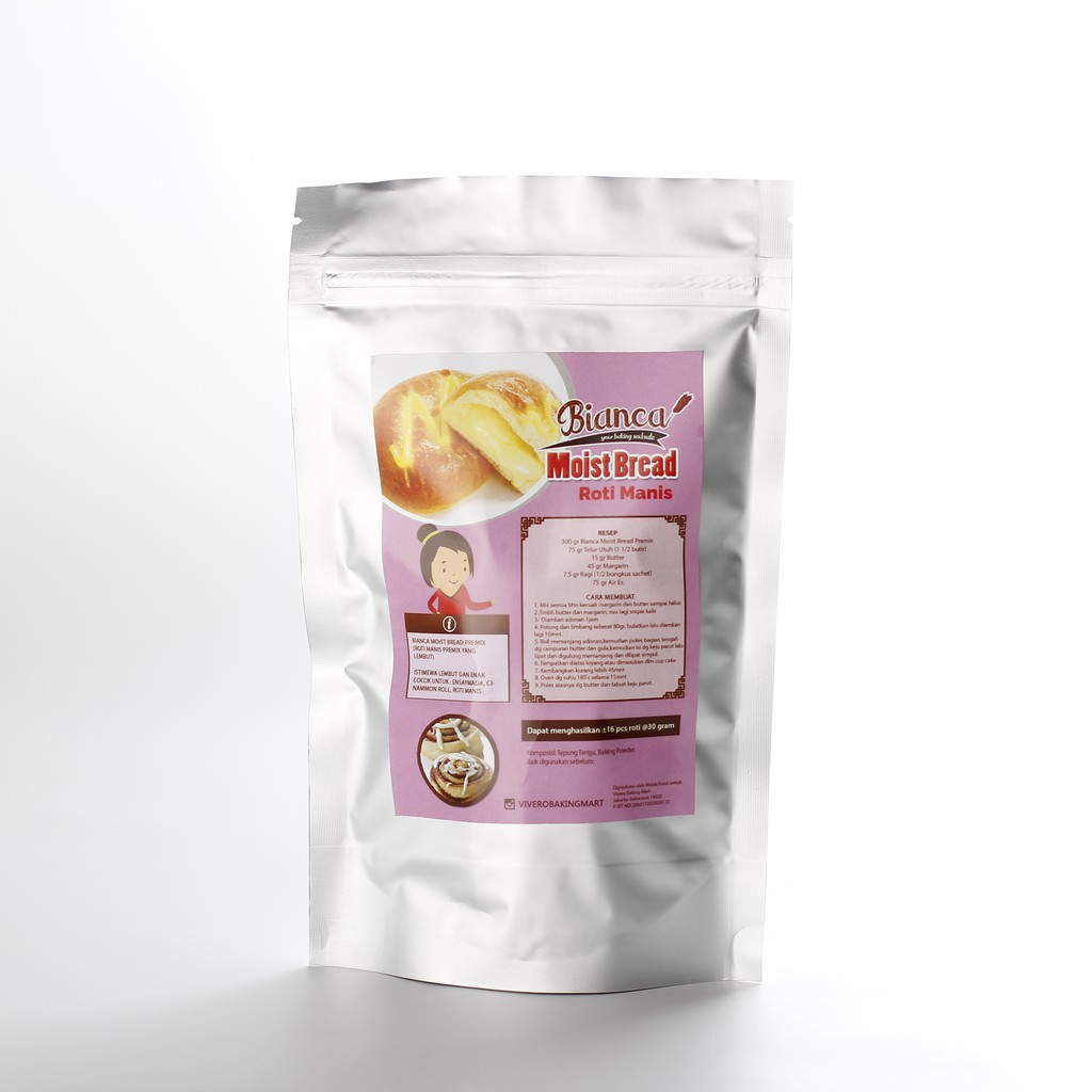 Bianca Lotus Roti Manis Moist Bread Premix