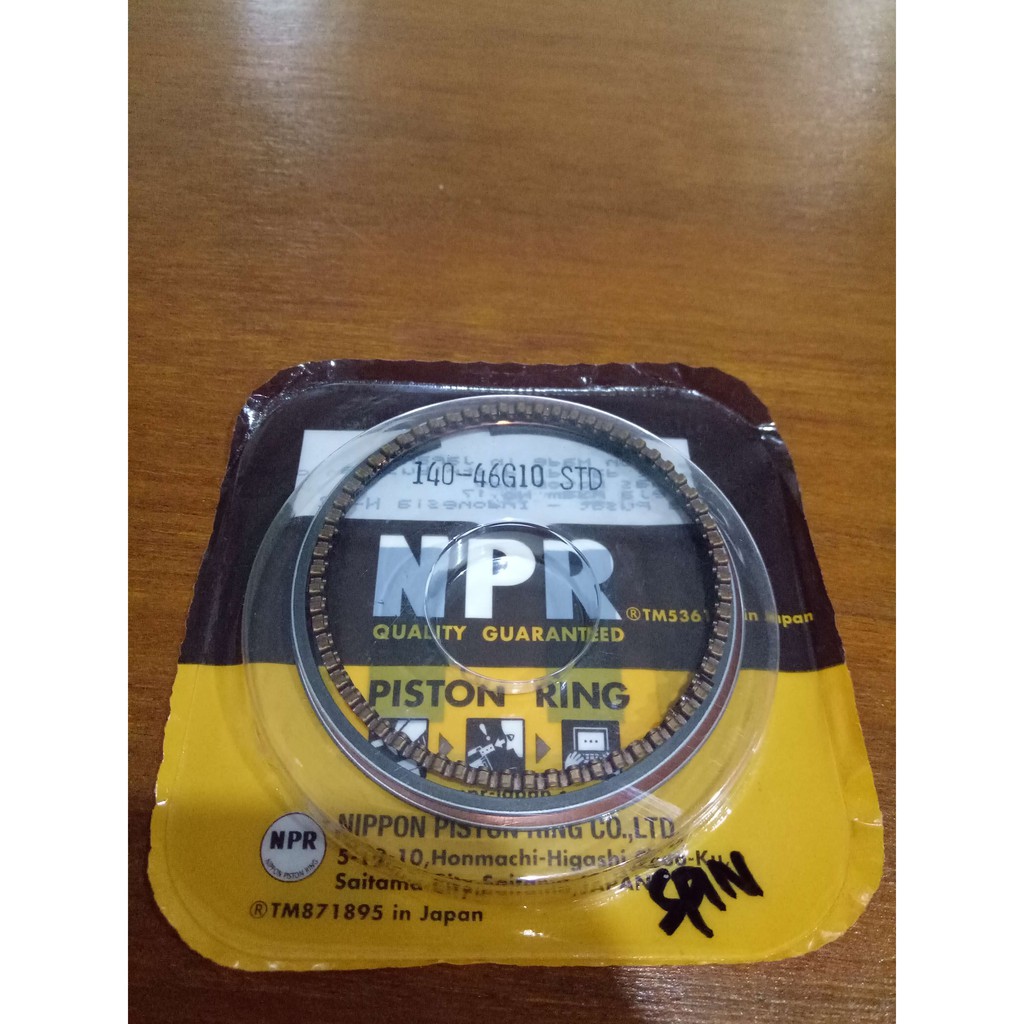 RING PISTON SPIN / SKYWAVE / SKYDRIVE OVERSIZE STD 25 NPR ORIGINAL