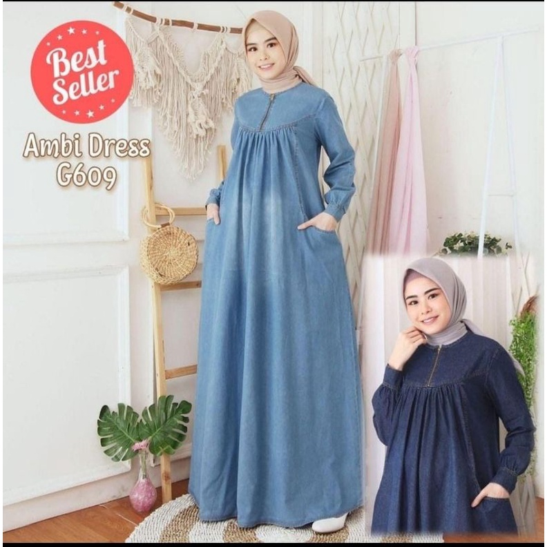 GAMIS JEANS WANITA TERBARU RECOMENDED | DRESS WANITA KEKINIAN