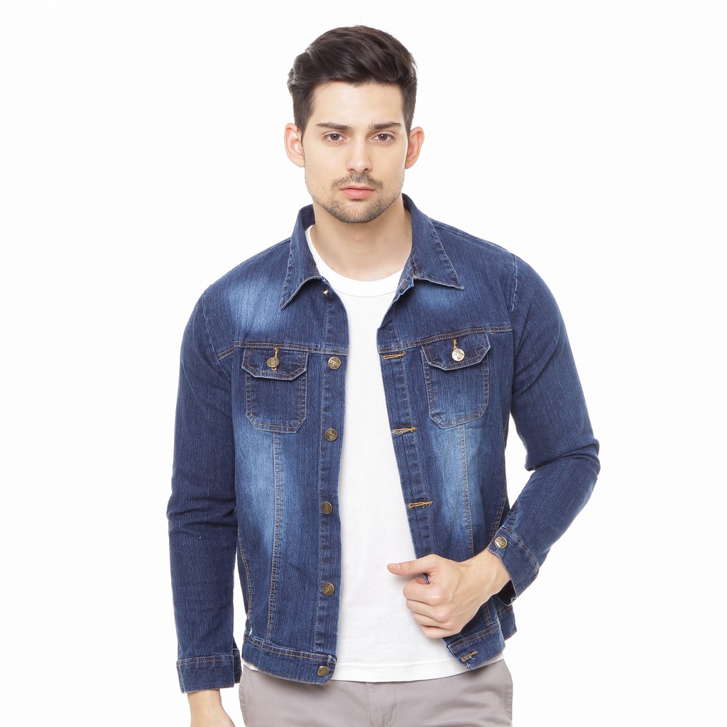 Jaket  Tangan panjang Denim PriaModel Terbaru - XSHOP Jimmy