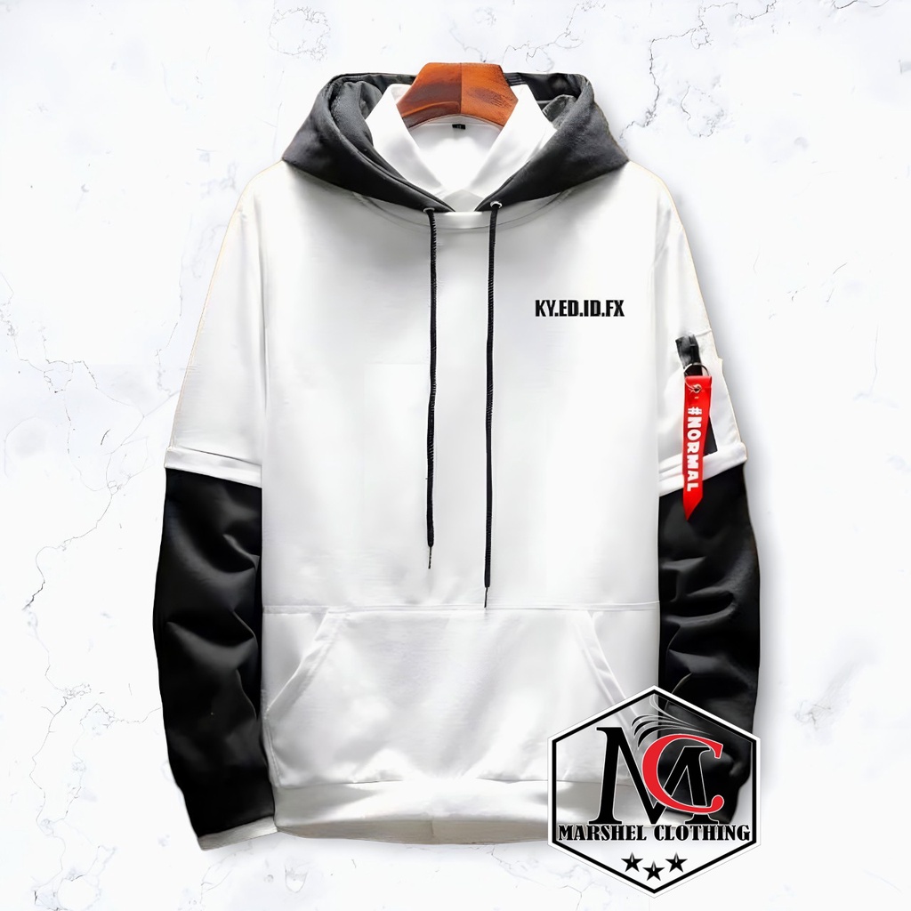 RCL - Jaket Pria Premium Keren Distro Cowok Murah Terbaru N6E7 Bahan Adem Terlaris Hoodie bisa COD