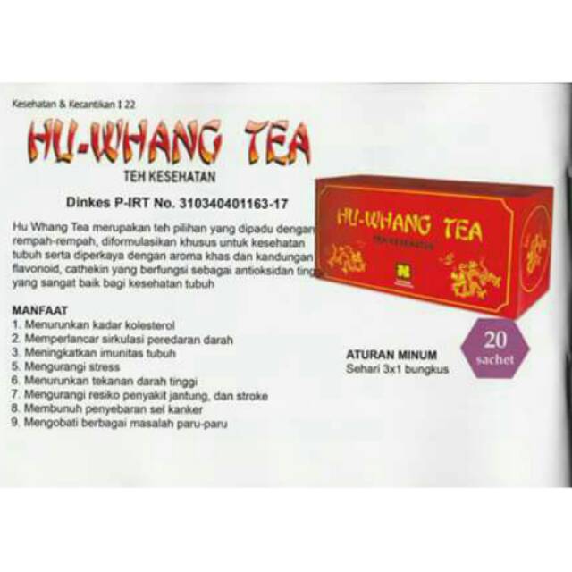 

Hu wang tea nasa