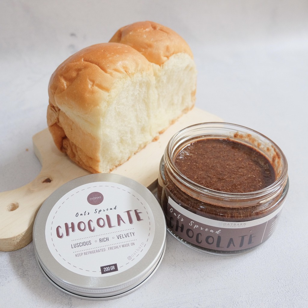 

OatBarn Oats Spread Chocolate 200 Gr | Selai dan Olesan Oat Coklat Dairy Free
