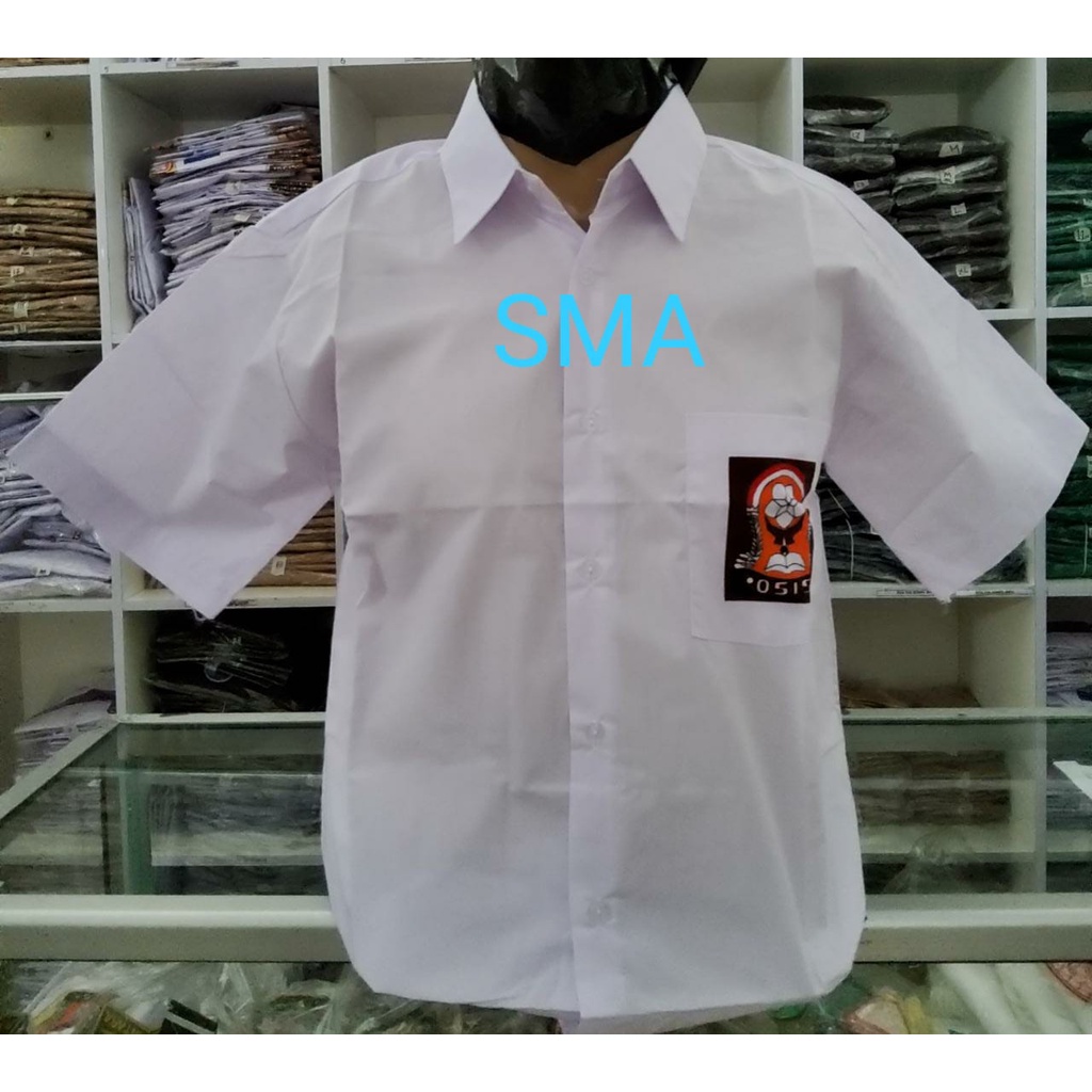 Baju Seragam Sekolah Merk SERAGAM Baju Putih SMP, SMA/SMK &amp; Polos