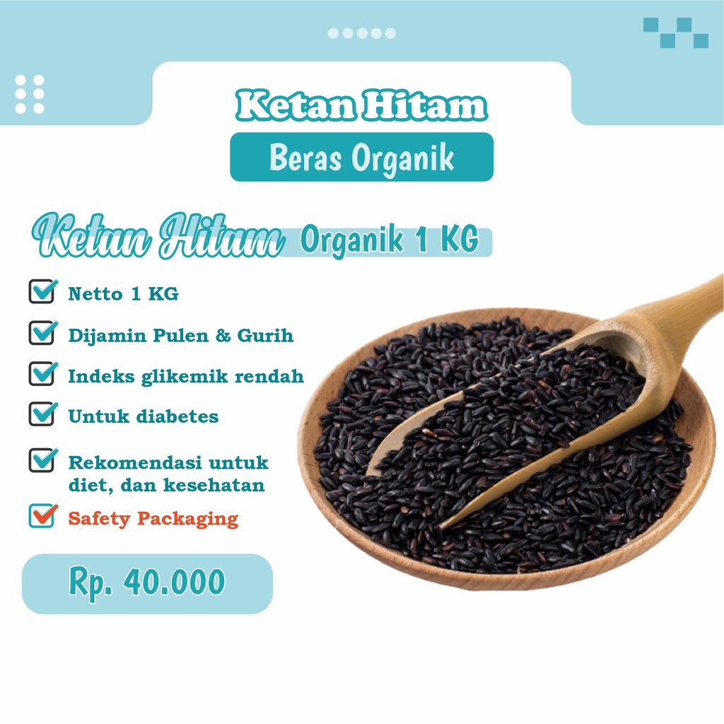 

Ketan Hitam Beras Ketan Hitam 1 Kg