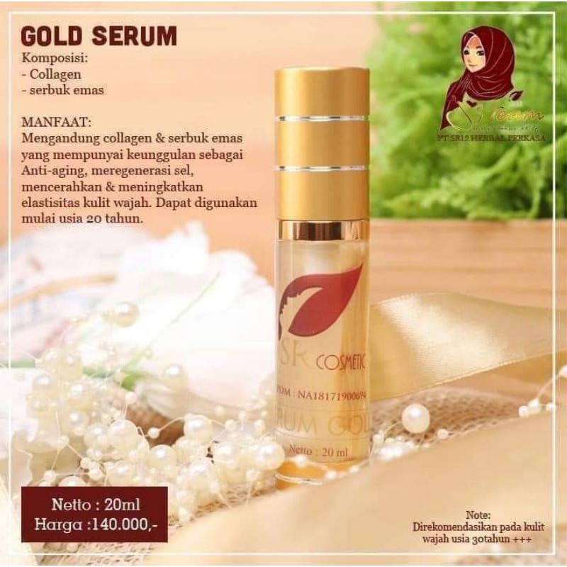 Serum emas / serum gold / sr12 serum