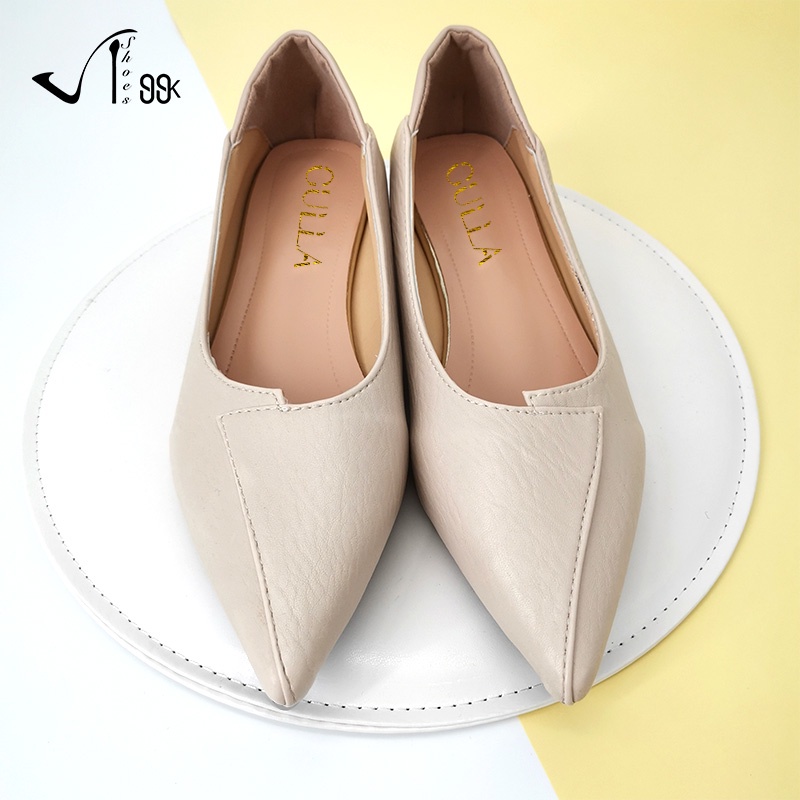 Women's Casual Softy Plain Slip On Ballerina Flat Shoes / Sepatu Flat Wanita 5222 (36-40)-1