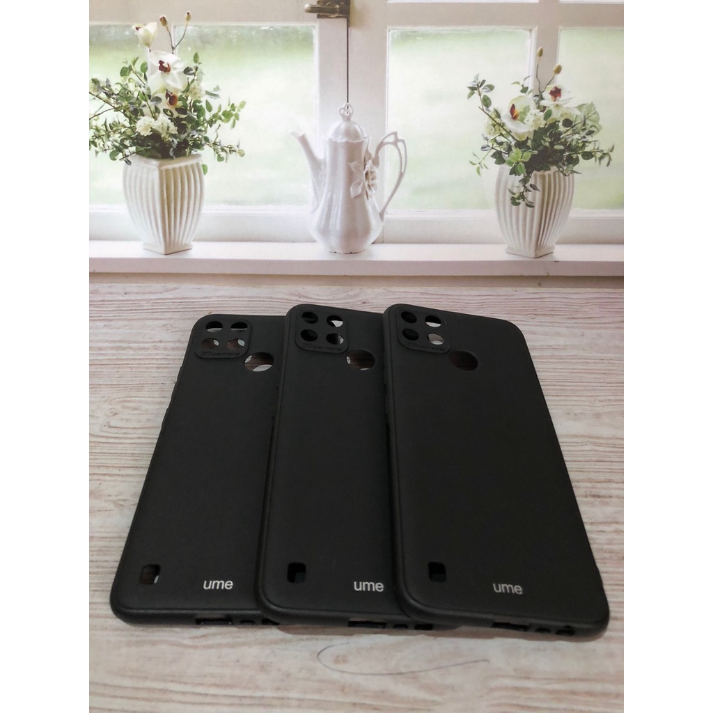 CASE REALME C21Y SILIKON BLACK DOVE PROTECTION REALME C21Y