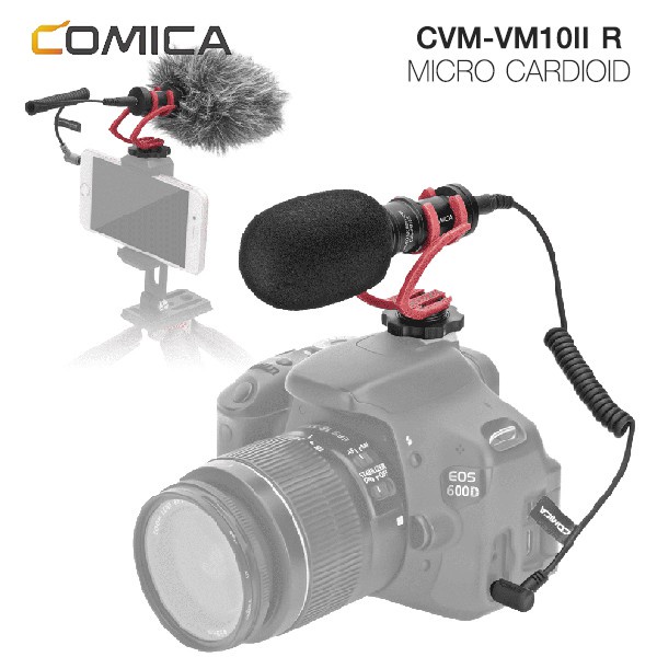 Comica Audio CVM-VM10 II Micro Compact Directional Condenser Microphone