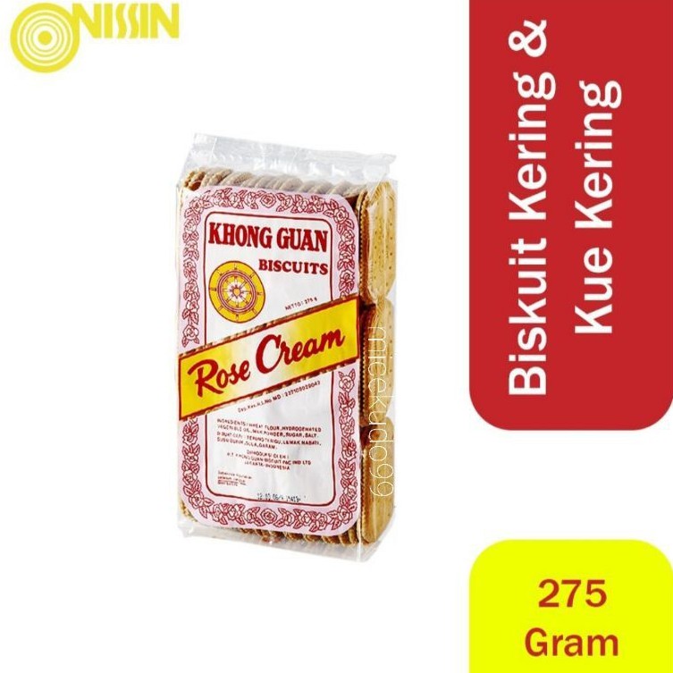 

KHONG GUAN ROSE CREAM BISCUITS / BISKUIT DENGAN KRIM SUSU