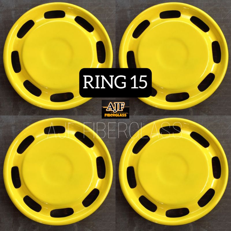 1SET (4biji) WILDOP RING 15 WARNA KUNING