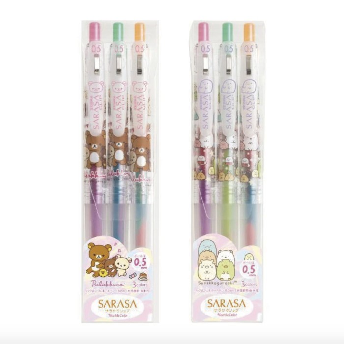 

Pulpen Gel Sarasa Clip 0.5mm Marble isi 3