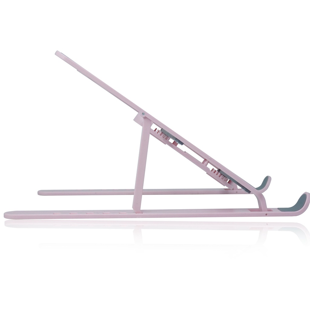 Laptop Stand Premium LS Portable Aluminium Adjustable Untuk Laptop/Notebook dudukan lipat