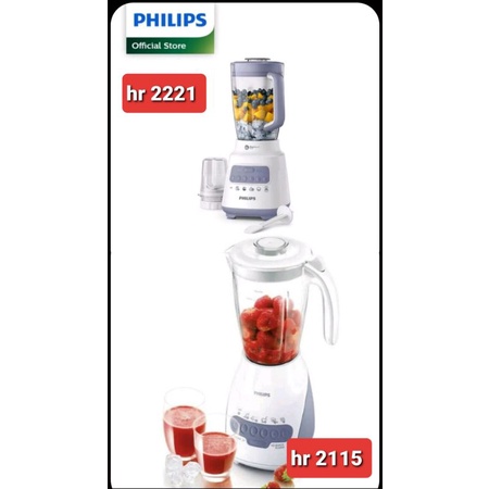 BLENDER PHILIPS TYPE HR 2115 / 2221 BAHAN PLASTIK