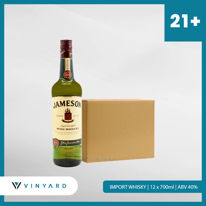 Jameson Irish Whisky 700 Ml Promo ( 12 Botol ) 1 Karton